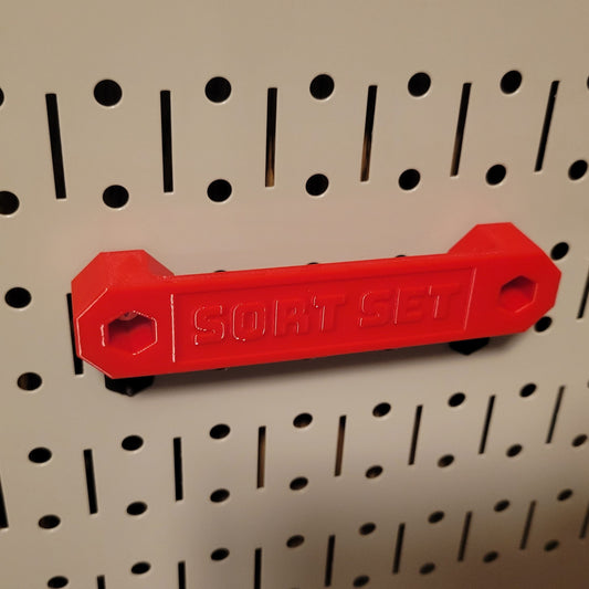 SORTSET Rails Pegboard or Wall Mount