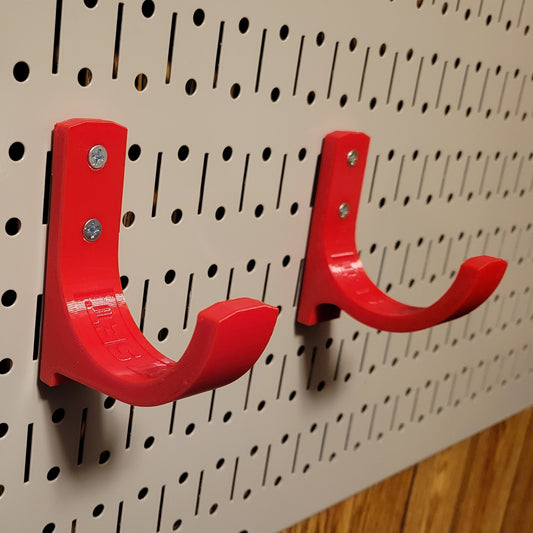 SORTSET Large Hooks Pegboard or Wall Mount